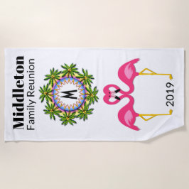Flamingo Beach Towel Strandtuch