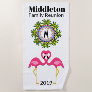 Flamingo Beach Towel Strandtuch