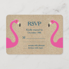 Flamingo Beach UAWG RSVP Karte