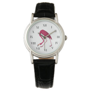 Flamingo-Beobachtung Armbanduhr