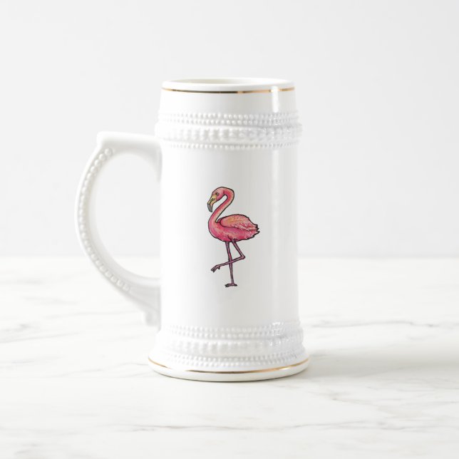 Flamingo Bierglas (Links)