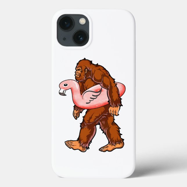 Flamingo Bigfoot Case-Mate iPhone Hülle (Rückseite)