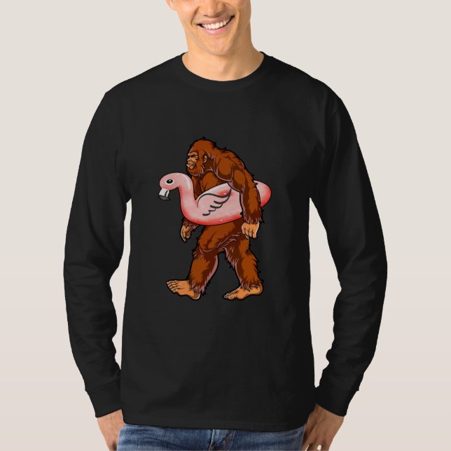 Flamingo Bigfoot T-Shirt (Vorderseite)