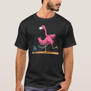 Flamingo Bowling Flamingo Playing Bowling Flamingo T-Shirt