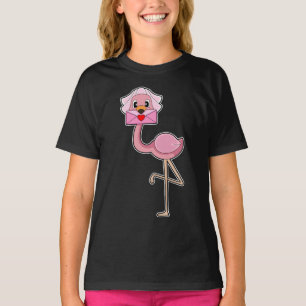Flamingo Bride Letter Wedding T-Shirt