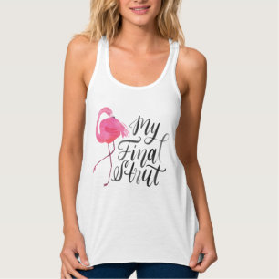 Flamingo Bride Tropical Bachelorette Tank Top
