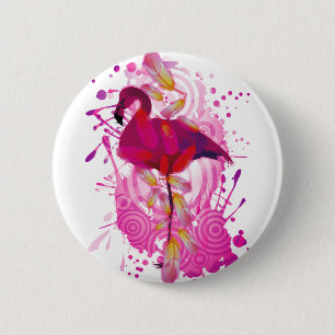 Flamingo Button