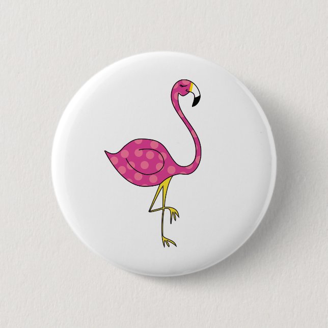 Flamingo Button (Vorderseite)
