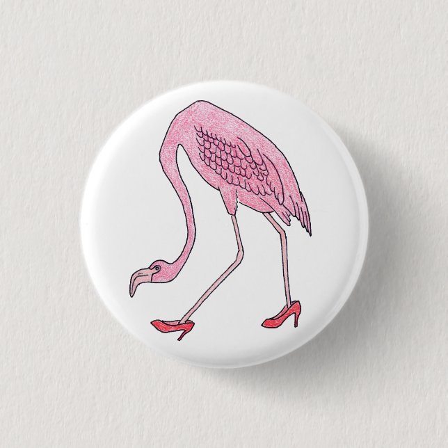 Flamingo Button (Vorderseite)