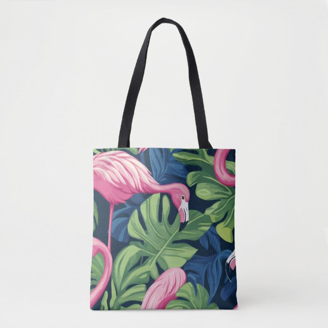Flamingo Chic Tote Bag (Vorderseite)
