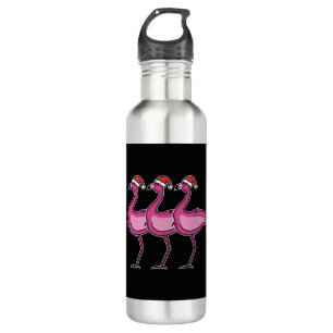 Flamingo Christmas Edelstahlflasche
