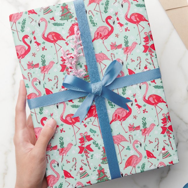 Flamingo christmas  geschenkpapier (Von Creator hochgeladen)