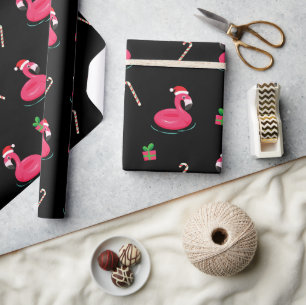 Flamingo Christmas Geschenkpapier
