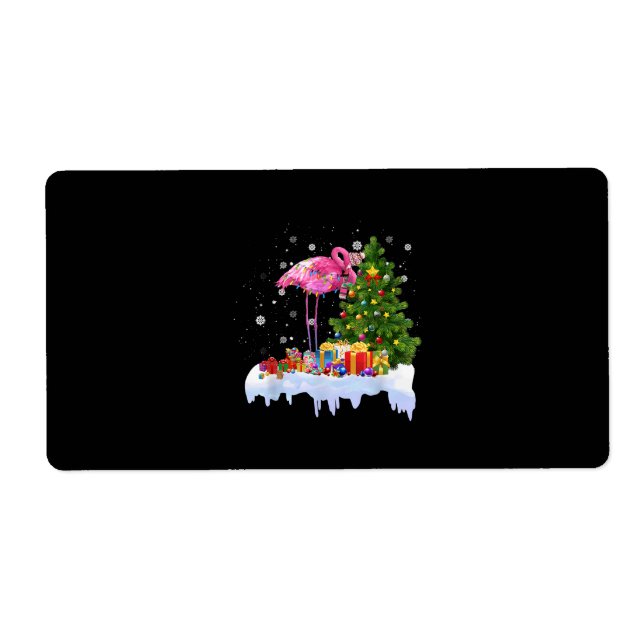 Flamingo Christmas Tree Lights (Vorne)