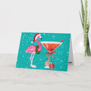 Flamingo Cocktail Einladungskarte - SRF