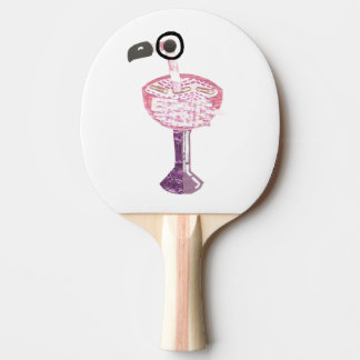 Flamingo-Cocktail-Klingeln Pong Schläger Tischtennis Schläger