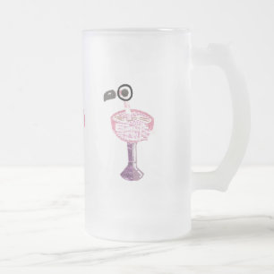 Flamingo-Cocktail-mattierte Tasse