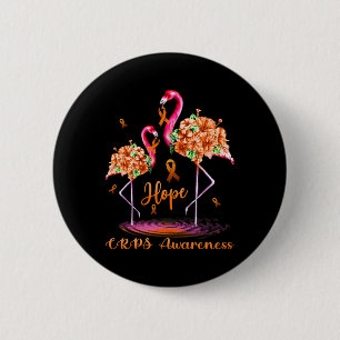 Flamingo Crps Bewusstsein Button