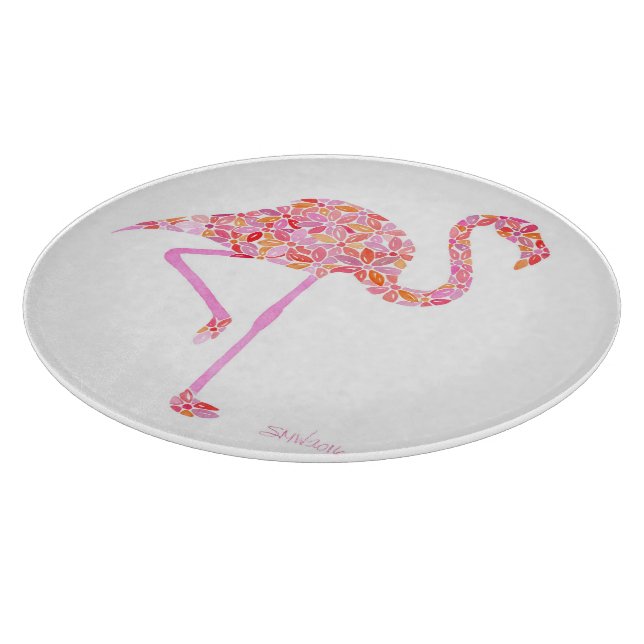 Flamingo Cutting Board Schneidebrett (Ecke)
