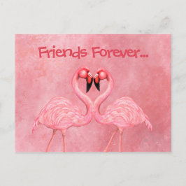 Flamingo Dance Postkarte