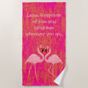 Flamingo Dance Strandtuch