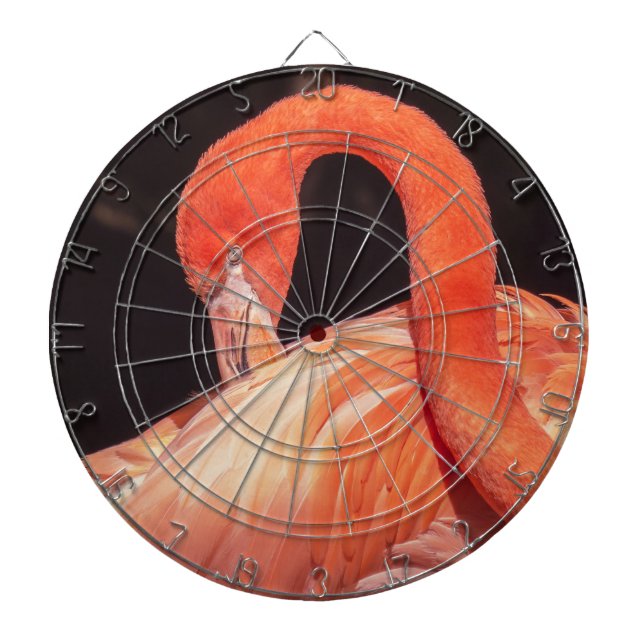 Flamingo Dartboard Dartscheibe (vorne)