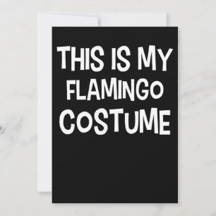 Flamingo Das ist mein Flamingo-Kostüm Dankeskarte
