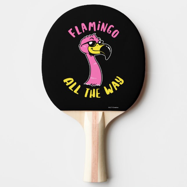 Flamingo der ganze Weg Tischtennis Schläger (Vorderseite)