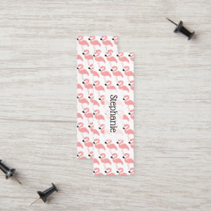 Flamingo Design Lesezeichen Telefonnummerkarte