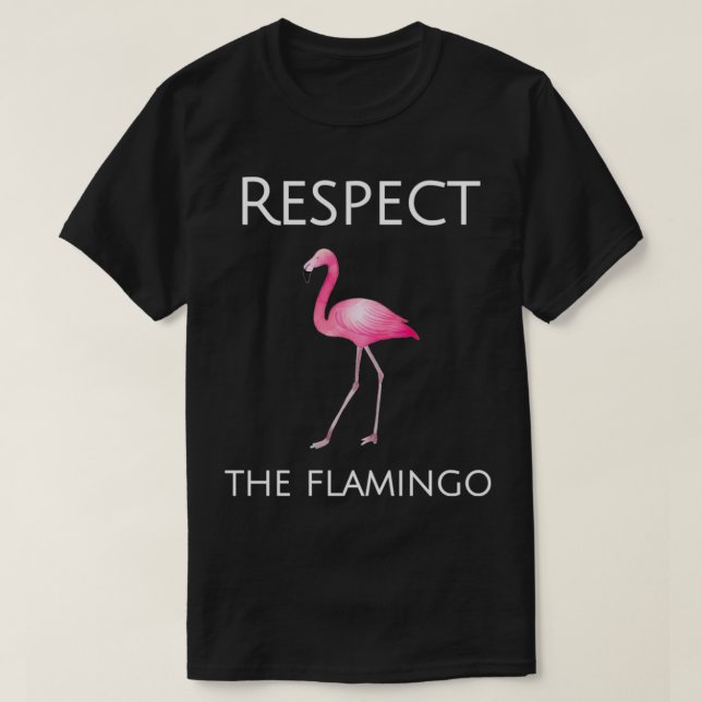 Flamingo Design Respektiert Die Flamingos Pullover (Design vorne)