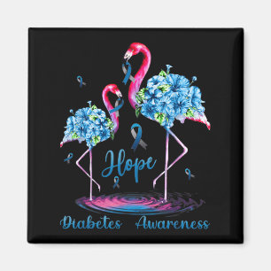 Flamingo Diabetes-Bewusstsein Magnet