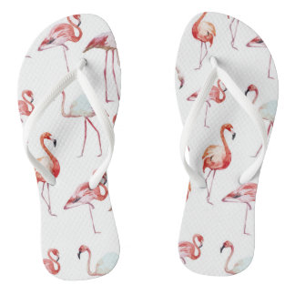 Flamingo drehen Reinfälle um Flip Flops