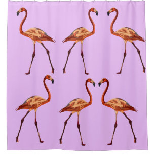 Flamingo-Duschvorhang Duschvorhang