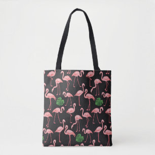 Flamingo Elegance: Vintag Monstera Fusion.