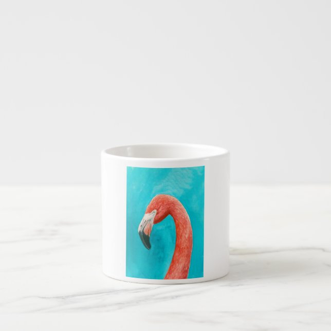 Flamingo Espressotasse (Vorderseite)