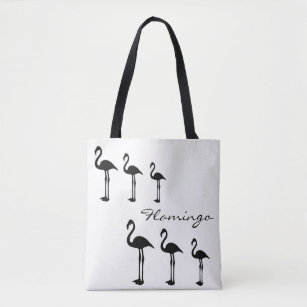 Flamingo Evolution Funky Tote Bag