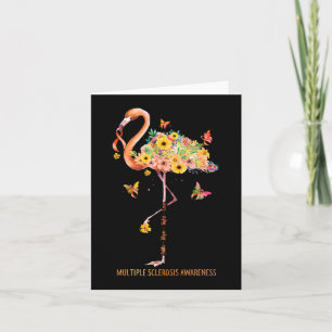 Flamingo Faith Hope Fight Cure Multiple Sklerose Karte