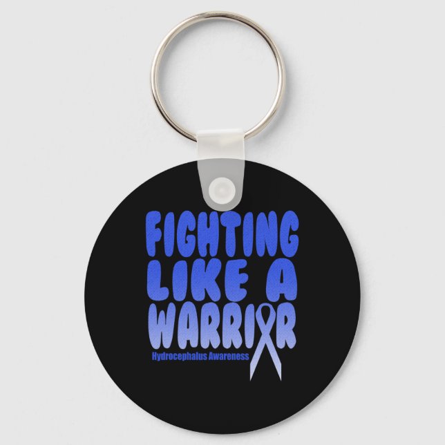 Flamingo Faith Hope Liebe Hydrocephalus Bewusstsei Schlüsselanhänger (Vorderseite)