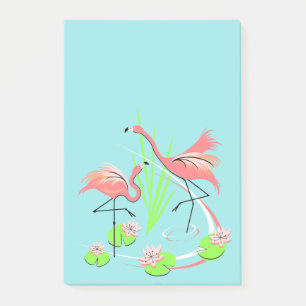 Flamingo Fandango Duo Post-it-Notiz vertikal Post-it Klebezettel