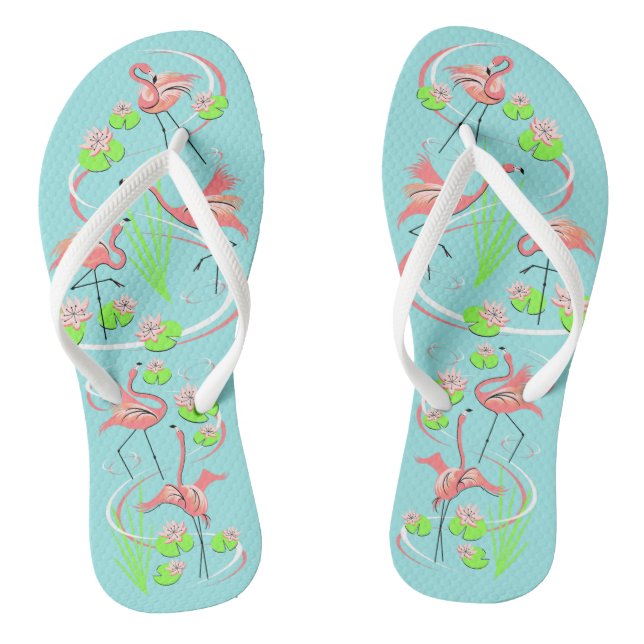 Flamingo Fandango Flip Flops (Fußbett)