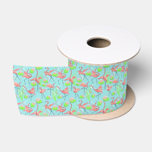 Flamingo Fandango Multiband Satin Satinband (Spule)