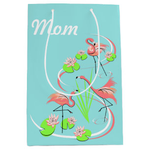 Flamingo Fandango Trio Mama Mittlere Geschenktüte