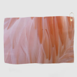 Flamingo Feathers in Pink-Schatten Golfhandtuch