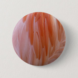Flamingo Federn in Rosa-Tönen Button