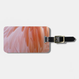Flamingo Federn in Rosa-Tönen Gepäckanhänger