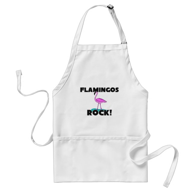 Flamingo-Felsen Schürze (Vorne)