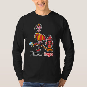 Flamingo - Feuerwehr bei frischen Tieren T-Shirt