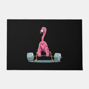 Flamingo-Feuerwerk Fußmatte