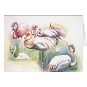 Flamingo Fiesta Card