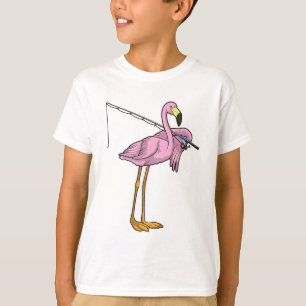 Flamingo Fishing Fisher T-Shirt